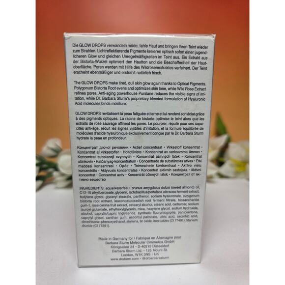 Dr. Barbara Sturm Glow Drops Brightening Concentrate 30 Ml New Sealed - Picture 2 of 3